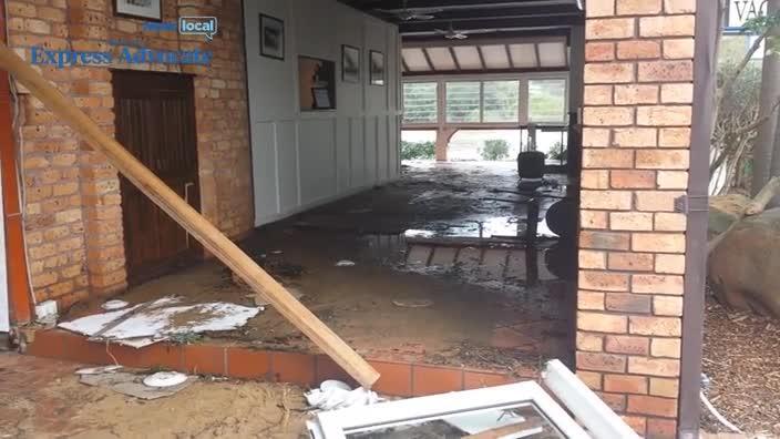 Storms leave a trail of destruction in Terrigal