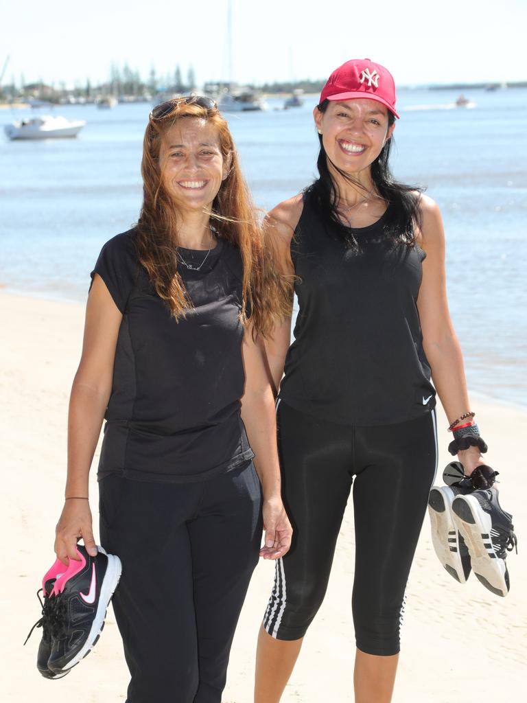 Faces of the Gold Coast, Labrador.Sol Ameijeiras and Natalia Moreira from Helensvale.. Picture Glenn Hampson