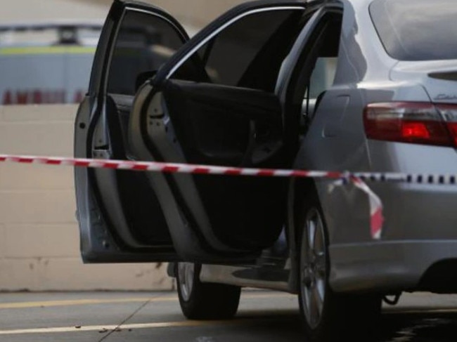 Crime scene where Charbaji was shot dead in Condell Park.