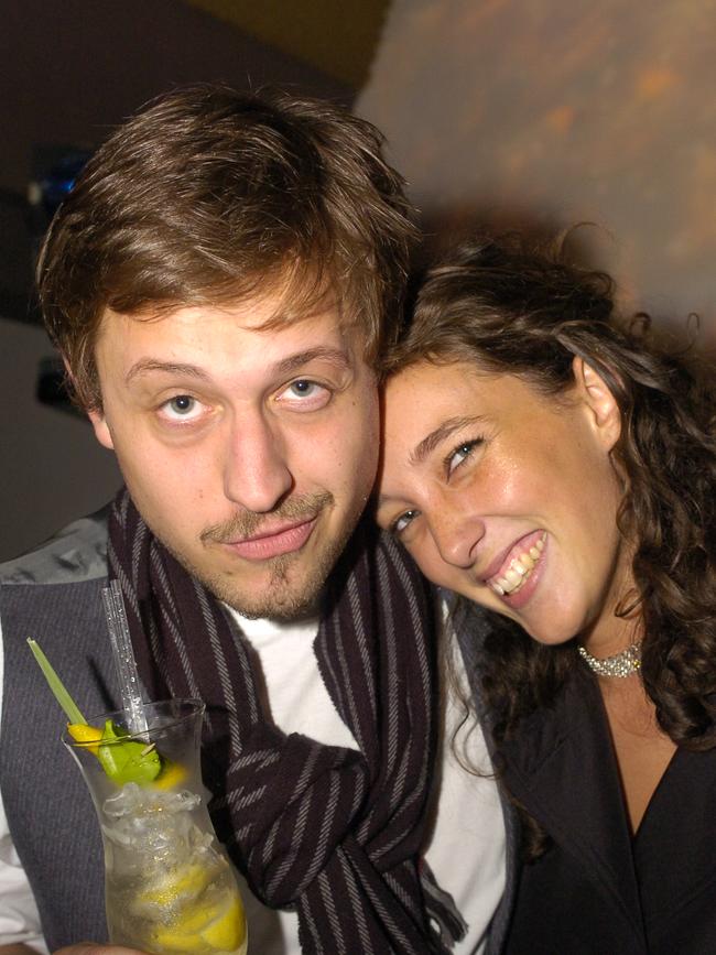 Isaac Zalme and Rosey Hume at the Absolut 100 VIP Launch Party at Sugar nightclub.