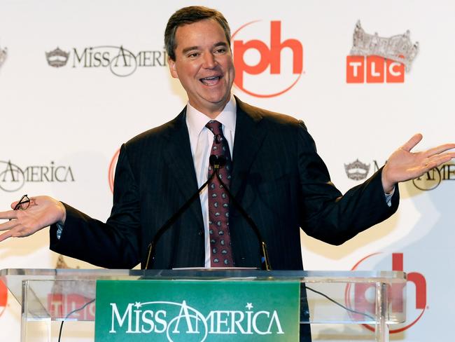 Suspended CEO of the Miss America Organization Sam Haskell III in 2010. Picture: AFP