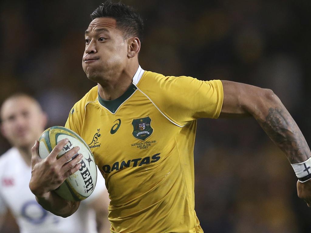 Israel Folau played 62 Test matches for Australia.