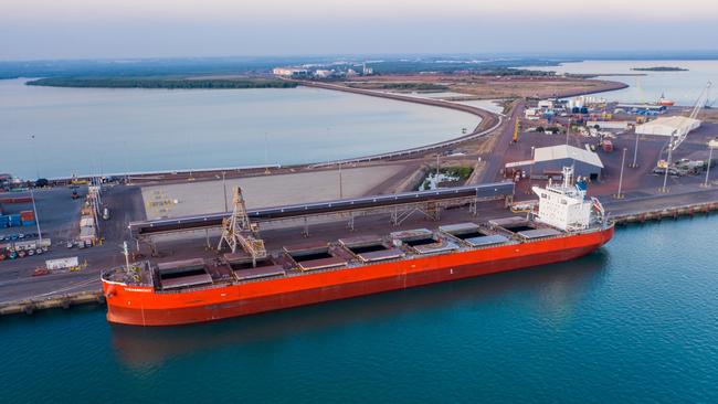 A huge iron ore shipment out of Port of Darwin.
