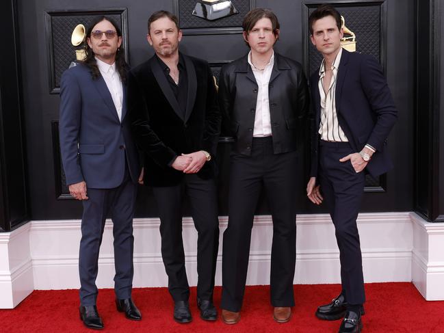 Kings of Leon have been forced to cancelled their UK and European shows. Picture: Getty