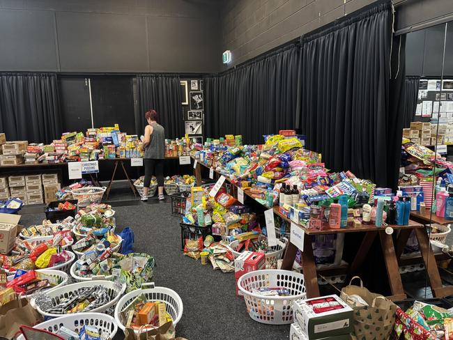 St Vincent de Paul Society NT's annual hamper project.