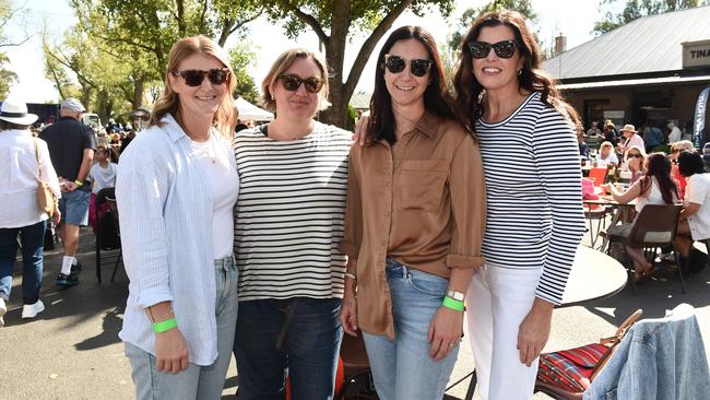 Tinamba Food and Wine Festival — Sarah Hill, Julie Ritter, Kate Ryan and Rikki White. Picture: David Smith