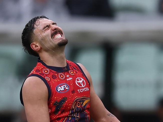 Izak Rankine was one of the Crows’ most wasteful stars against Collingwood.