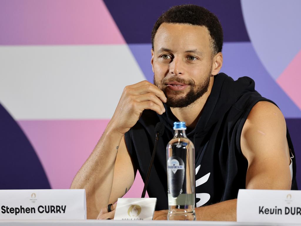 Even Curry was surprised with the media turnout for Team USA. Picture:Arturo Holmes/Getty Images