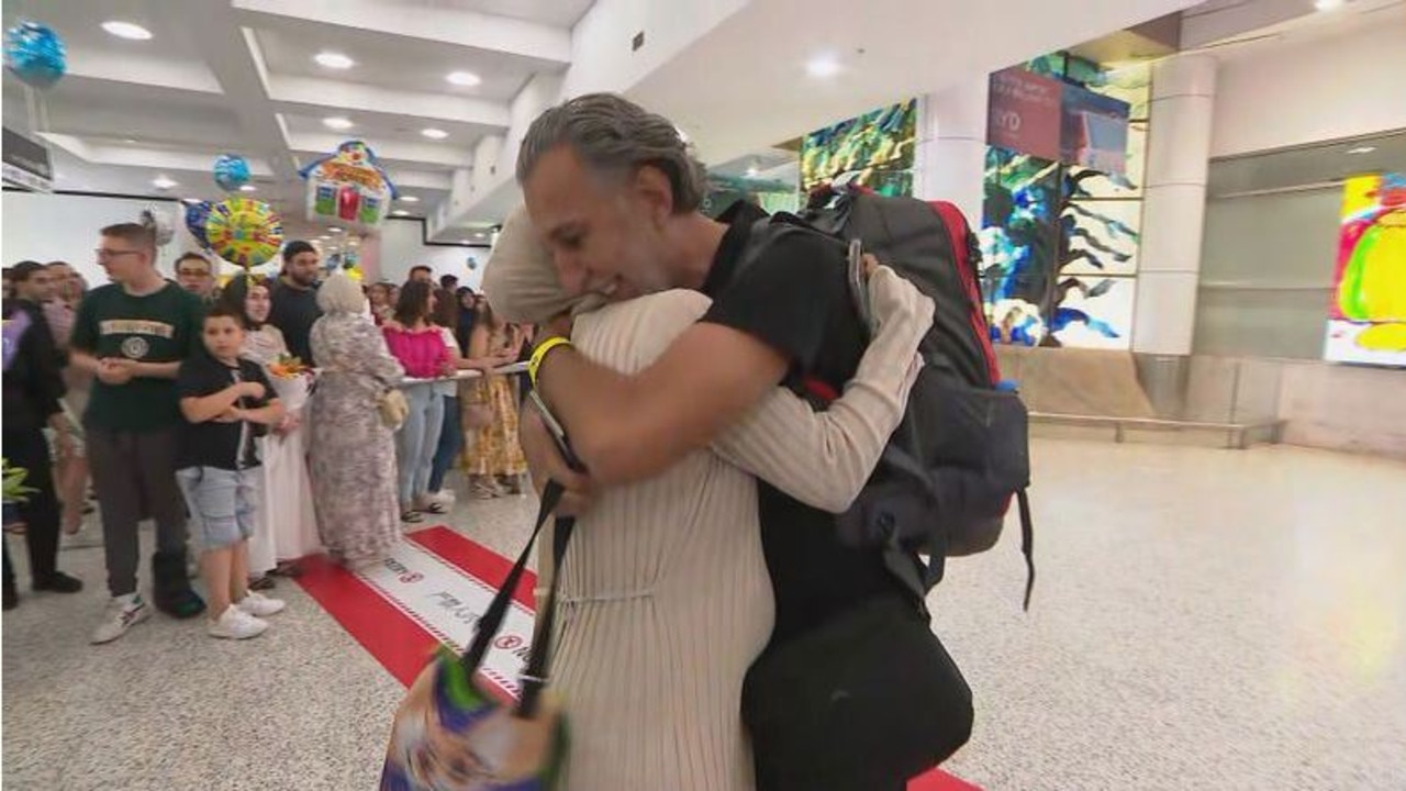 A sense of joy and relief spread through Sydney Airport