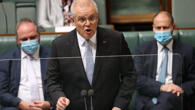 By personally introducing the bill, Scott Morrison elevated the stakes, and the campaign against it ‘will be intense’. Picture: NCA NewsWire / Gary Ramage