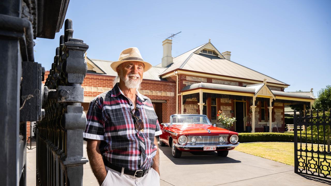 Tom Psarombas, 71, is selling his house in Cheltenham. Picture: Morgan Sette