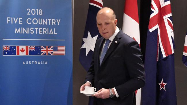 Federal Minister for Home Affairs Peter Dutton.