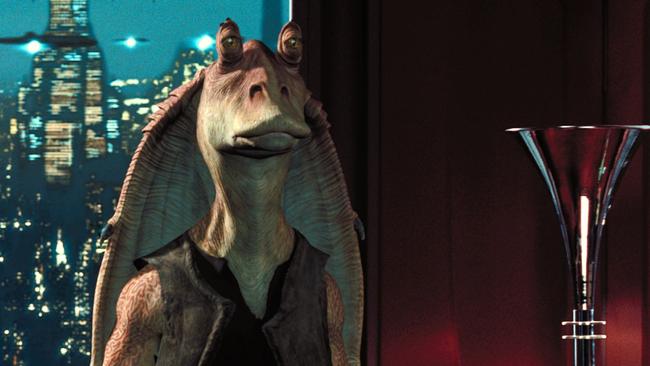 Jar Jar Binks in The Phantom Menace.