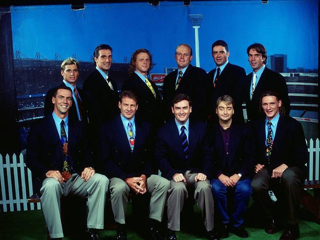 'The Footy Show' faces of 1998.