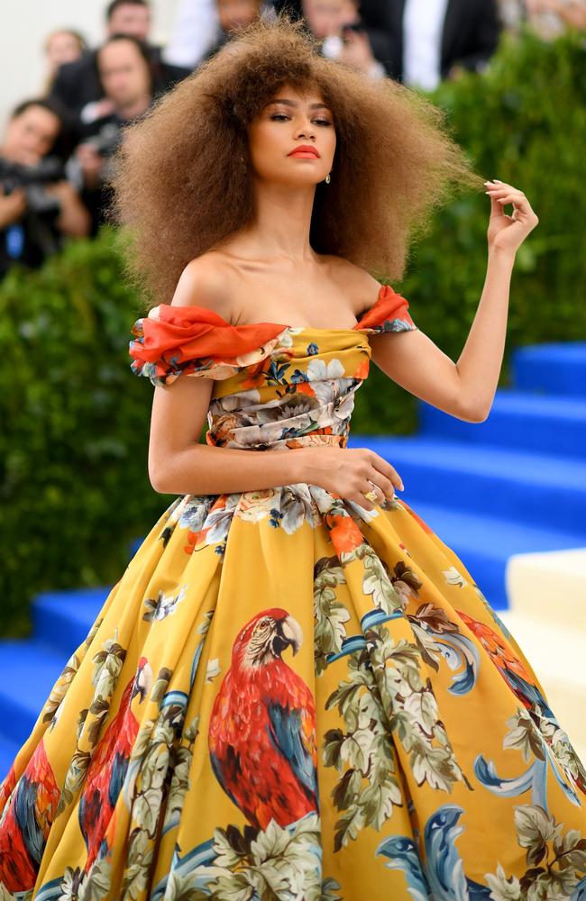 Zendaya attends the “Rei Kawakubo/Comme des Garcons: Art Of The In-Between” Costume Institute Gala at Metropolitan Museum of Art on May 1, 2017 in New York City. Picture: Getty