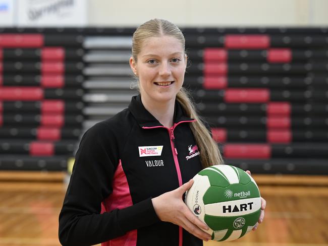 Burnie netballer Charlotte Walker has signed as a training partner with Adelaide Thunderbirds. Picture: David Bellamy