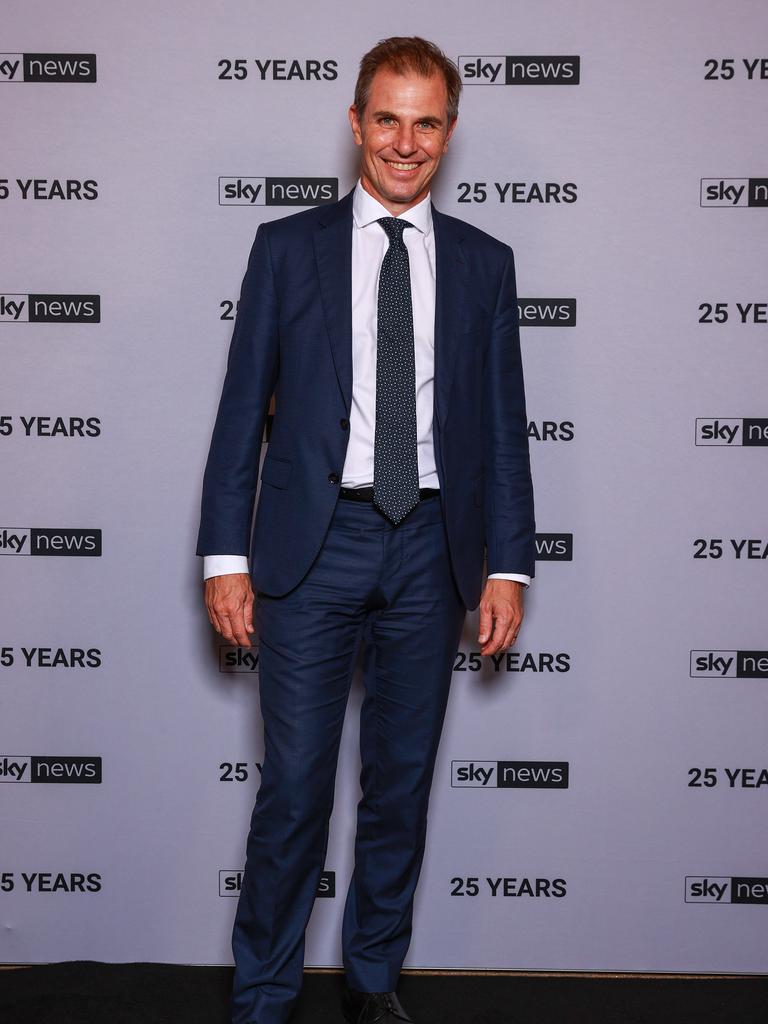 Daily Telegraph Editor Ben English at the Sky News 25th Anniversary celebration, at Bennelong Restaurant. Picture: Justin Lloyd.