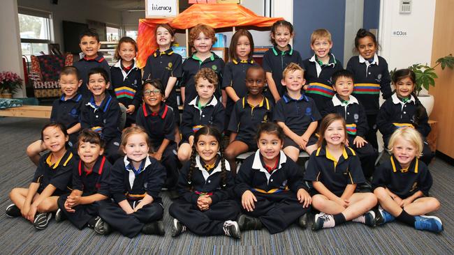 My First Year Prep Photos Geelong Lutheran Prep KC Back row L-R: Veraj Sing, Leia De Klerk Lucy Prowse, Sebastian Coote, Illyria Cahani, Mia De Zilva, Eli Bliss, Aadbir Virk. Middle: Jing Xian Li, Yuvan Kaushal, Shayan Chaudhary, Harry Howell, Blessed Mureza, Easton Niblock, Tommy He, Nameh Sandhu. Front: Audrey Wang, Alanna Catena, Minnie Lee, Myra Matharu, Asees Kaur, Indi Slatter, Oscar McCubbin.