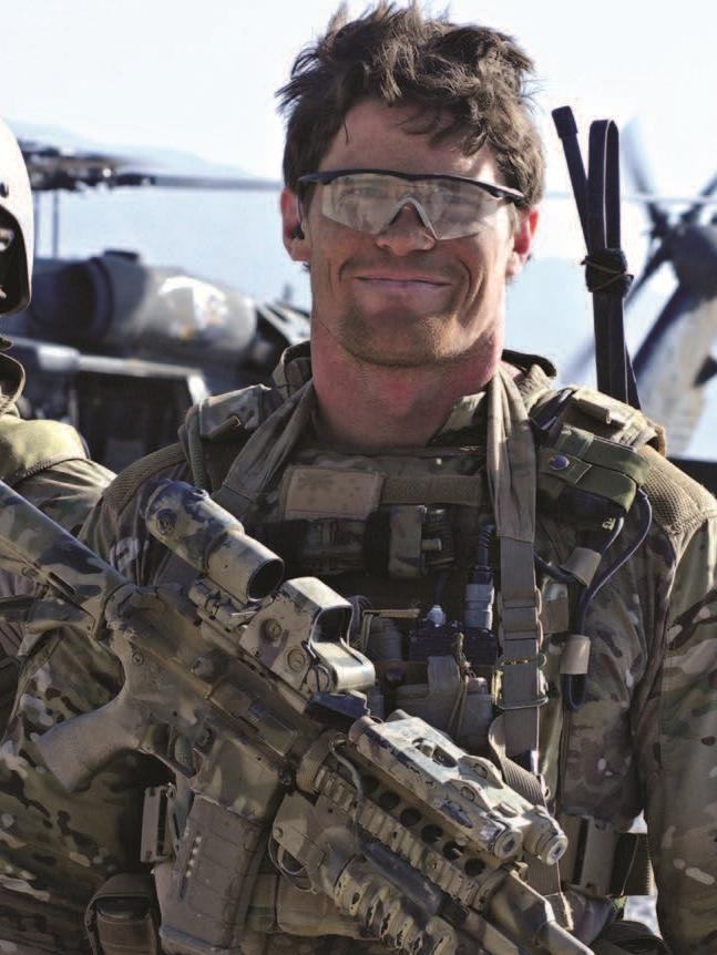 Former SAS soldier Mark Wales during his deployment to Afghanistan. Picture: Supplied