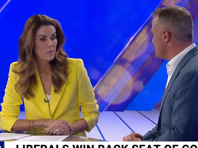 Peta Credlin grilled Mr Wilson after he refused to rule out the leadership tilt. Picture: Sky News Australia