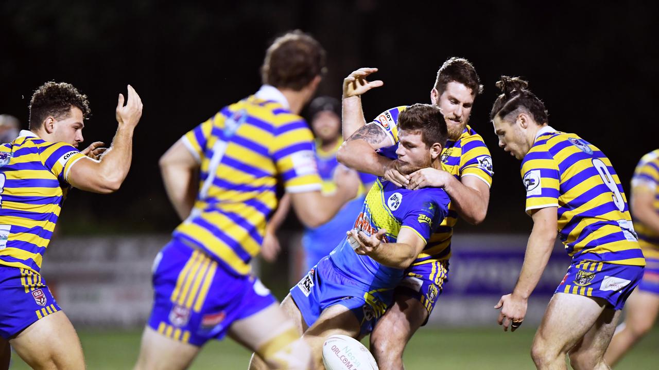 RUGBY LEAGUE: Noosa V Gympie. Gympie's Clayton Dodt.