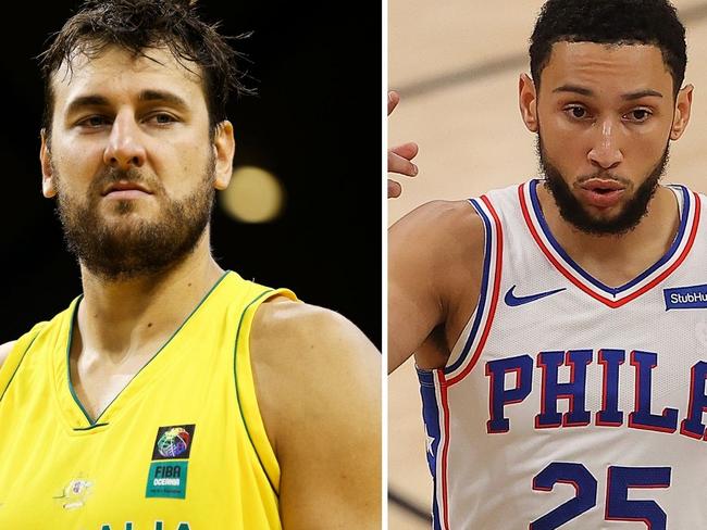 Andrew Bogut and Ben Simmons.