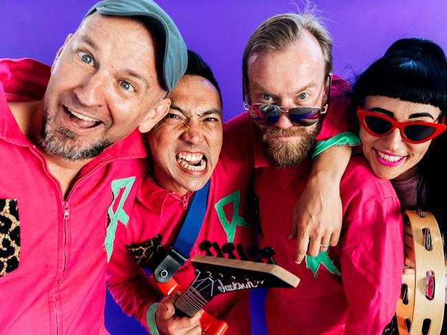 The Regurgitator Pogogo Show lines up as part of the jam-packed Brisbane Festival program. Picture: Savannah van der Niet