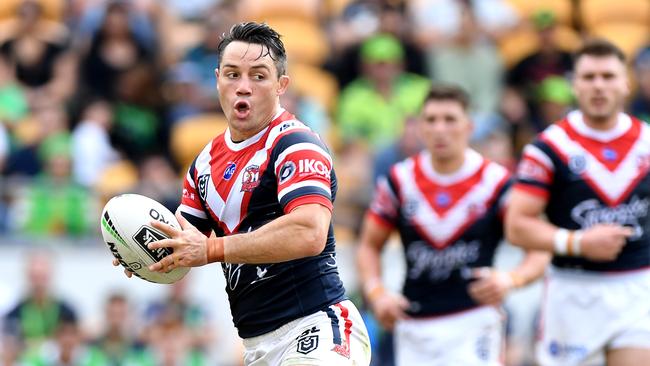 Cooper Cronk was back at his old stomping ground. Picture: Bradley Kanaris/Getty Images