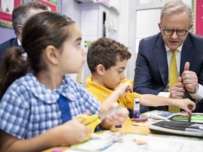 The Prime Minister, Anthony Albanese, pictured in Sydney today. Picture: NewsWire / Monique Harmer