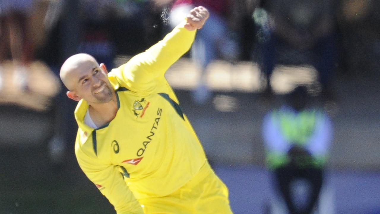 Ashton Agar of Australia. Photo by Charle Lombard/Gallo Images/Getty Images
