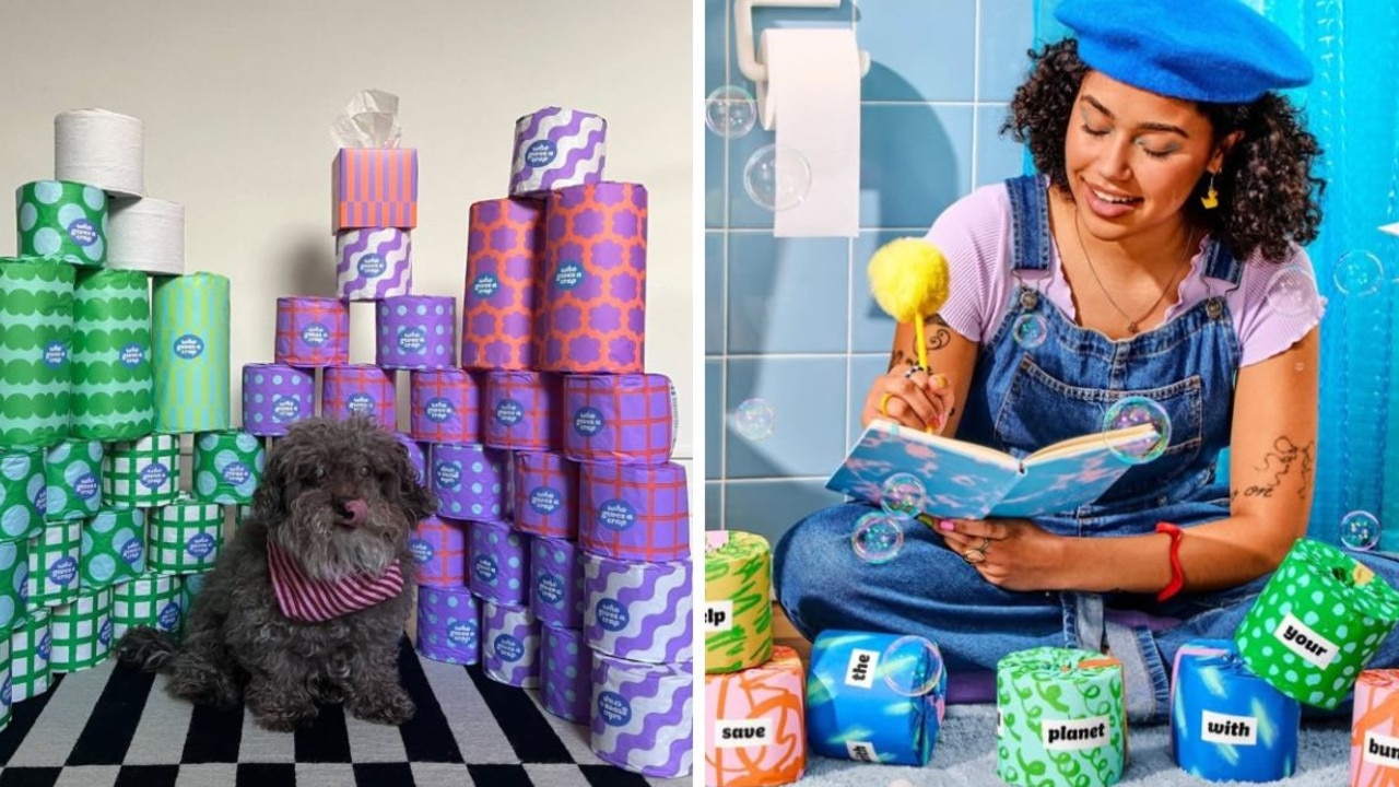 Fun toilet paper that’s making a global impact. Picture: Instagram/@whogivesacrap
