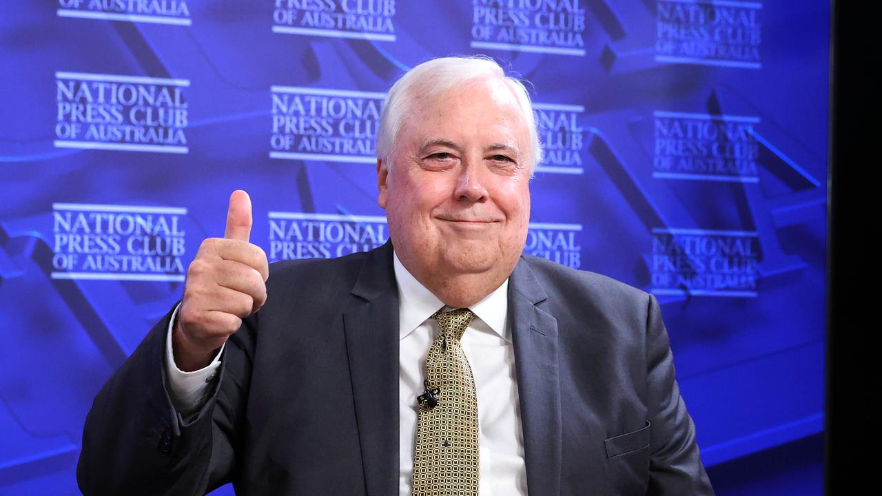 Clive Palmer has previously boasted that the Galilee Basin project would create 6000 jobs during construction and 2460 jobs during operation. Picture: NCA NewsWire / Gary Ramage