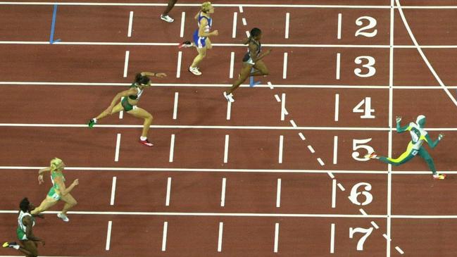 The moment Cathy Freeman became an Olympic champion.