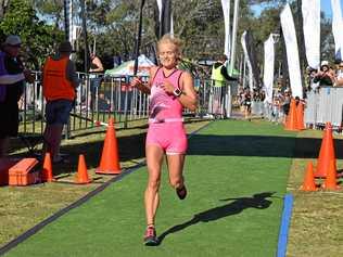 Courtney Gilfillan excited after winning the Olympic individual division. Picture: Amber Gibson