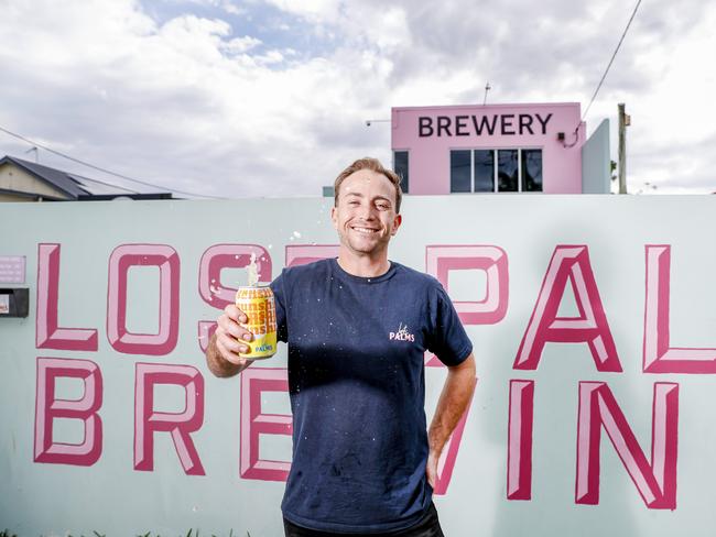 Lost Palms marketing manager Zak Nalder samples a brew ahead of the Gold Coast Beer and Cider Festival. Pic Tim Marsden