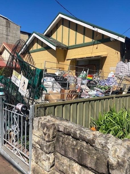 The Dulwich Hill home, potentially worth millions, is now a dumping ground.