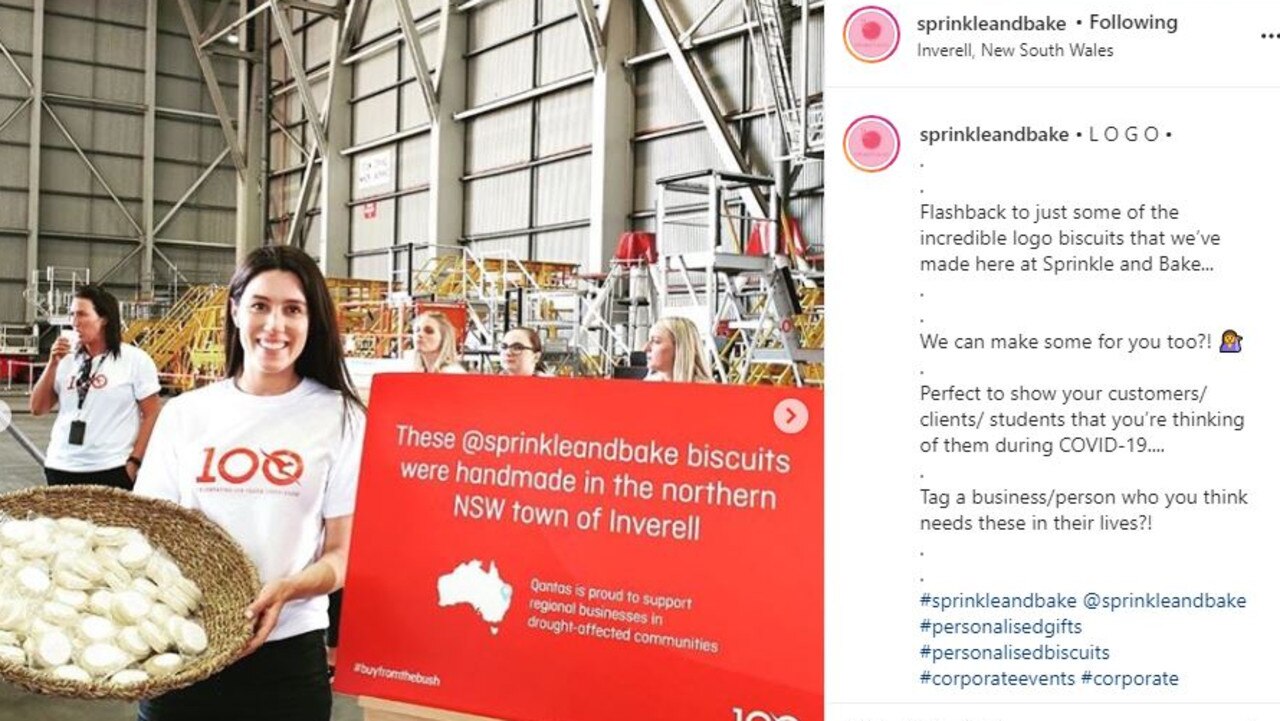 Edwina’s Sprinkle and Bake business has baked around 30,000 biscuits from scratch this year.