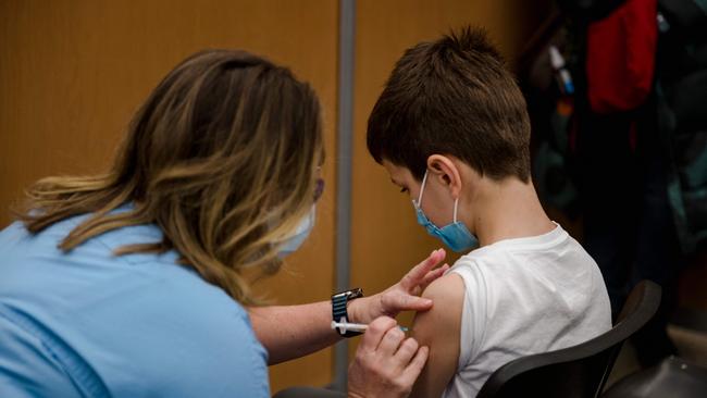 Melbourne’s northern suburbs have the lowest vax rate for children. Picture: AFP