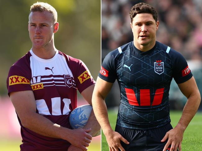 (L-R) Daly Cherry-Evans and Mitch Moses.