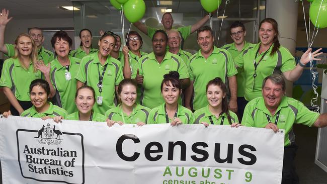 Census team preparing for Census day next Tuesday.