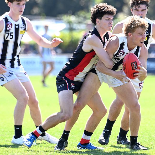 Morningside Vs Sherwood playing in the colts AFL semi final. Saturday September 7, 2024. Picture, John Gass