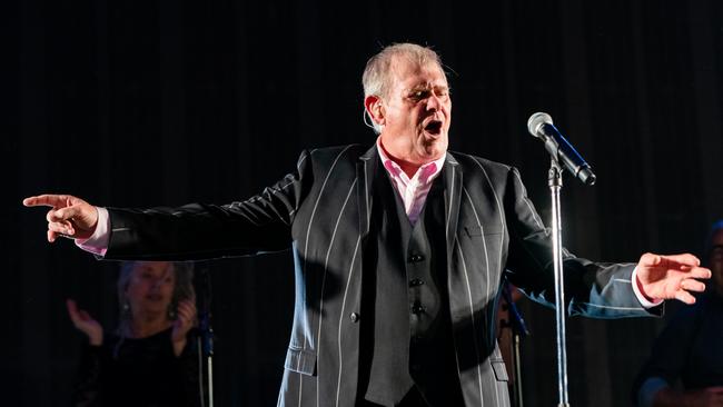 John Farnham kicked off Falls Festival on Saturday. Picture: Ian Laidlaw