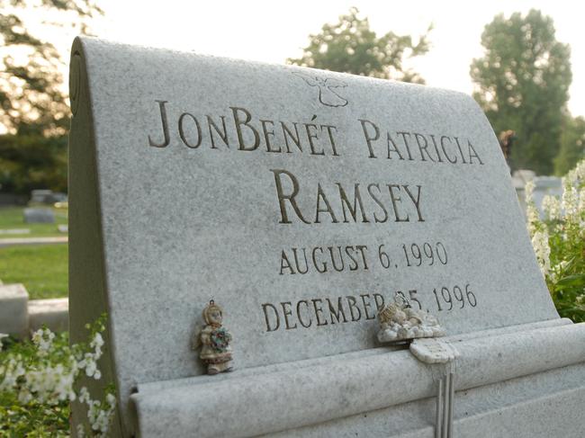 The little girl’s grave. Picture: BARRY WILLIAMS / Getty Images North America / Getty Images via AFP