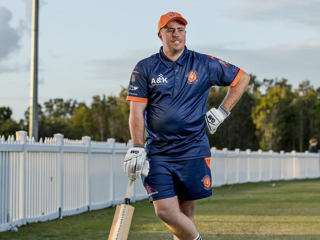 Runaway Bay batsman Rhys Howarth. Picture: Jerad Williams