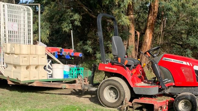 The Donvale and Templestowe Pony club was broken into on January 8, with thieves stealing the club’s tractor, trailer, air compressor and other equipment.