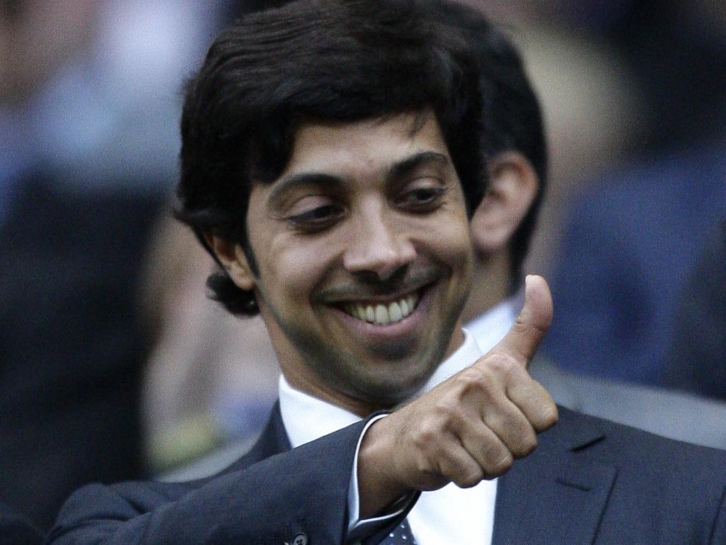 Manchester City's owner Sheikh Mansour.