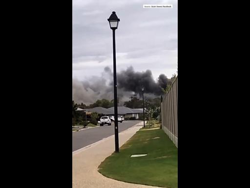 Fire ravaging Gawler Rd house at Two Wells