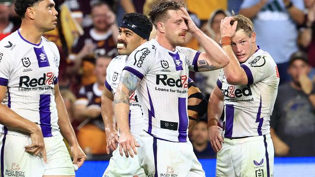 Melbourne Storm lose the NRL Finals week 1 between the Brisbane Broncos and the Melbourne Storm at Suncorp Stadium in Brisbane. Pics Adam Head