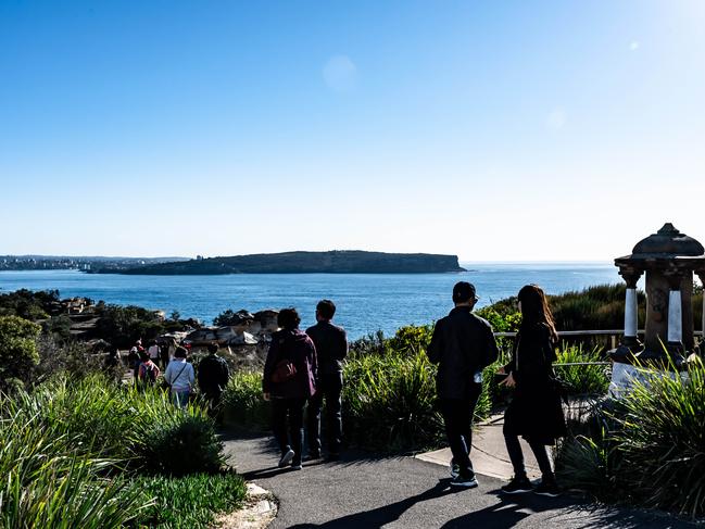 Gap Park in Watsons Bay, just another stunning location. Picture: Monique Harmer.