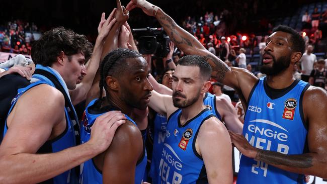 Melbourne United now have a 2-1 lead in the series. (Photo by Jason McCawley/Getty Images)